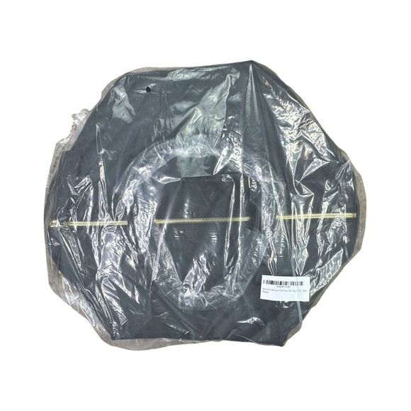 Ms. Lovely Black Large Chevron Weekender Duffle Bag - 22” x 10” x 11” - Picture 5 of 6